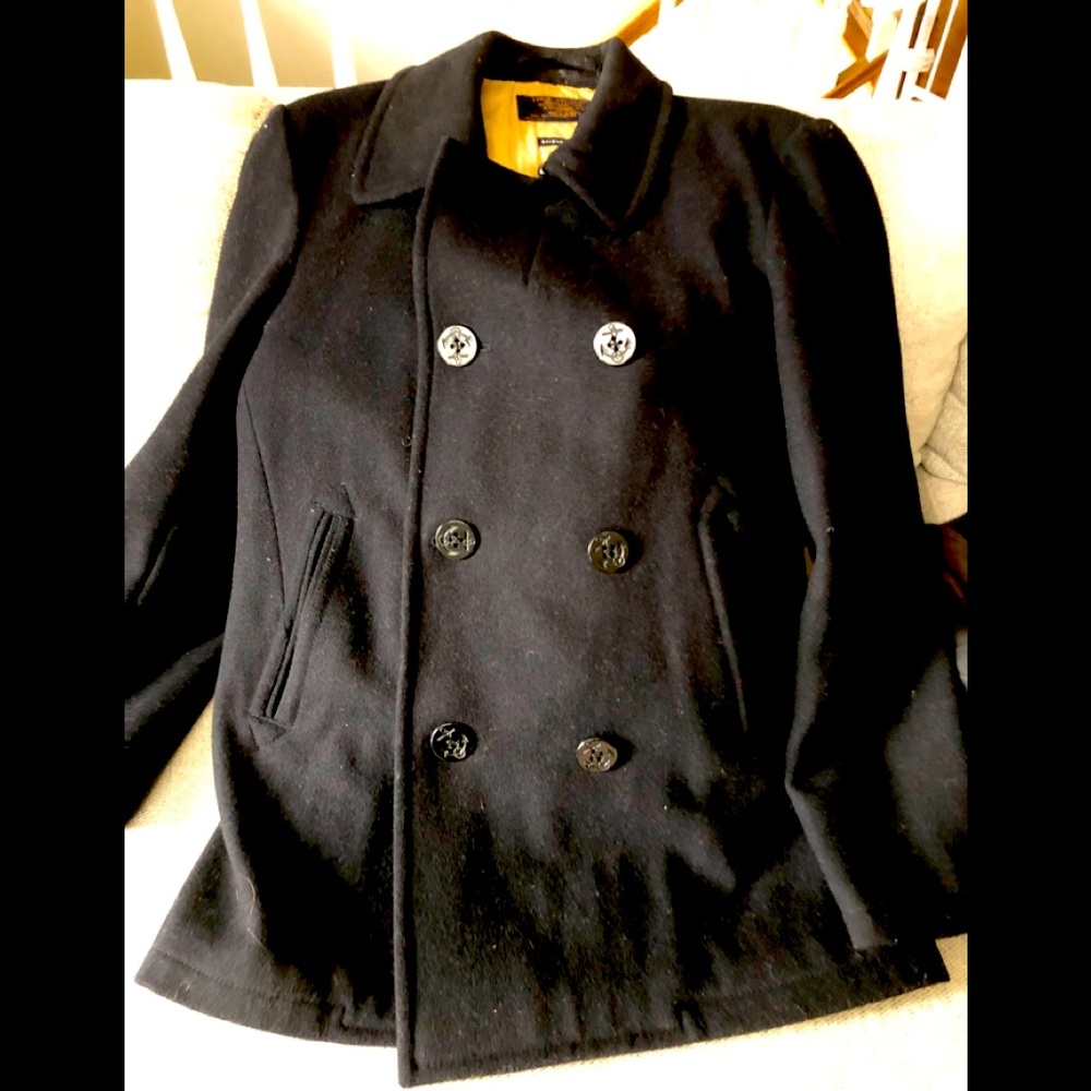 J. Crew Bayswatwr Peacoat